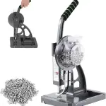 Heavy Duty Grommet Press Machine - Semi-Automatic Eyelet Tool for DIY Crafts, Upholstery, and Sewing Projects - Perfect for Workshops and Home Use,10mm