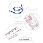 KAOBUY 9PCS/Set Curve Cutting Rulers Cutting Ruler DIY Clothing Sample Grading Sewing Tailor Plastic Patchwork Tailoring Tools