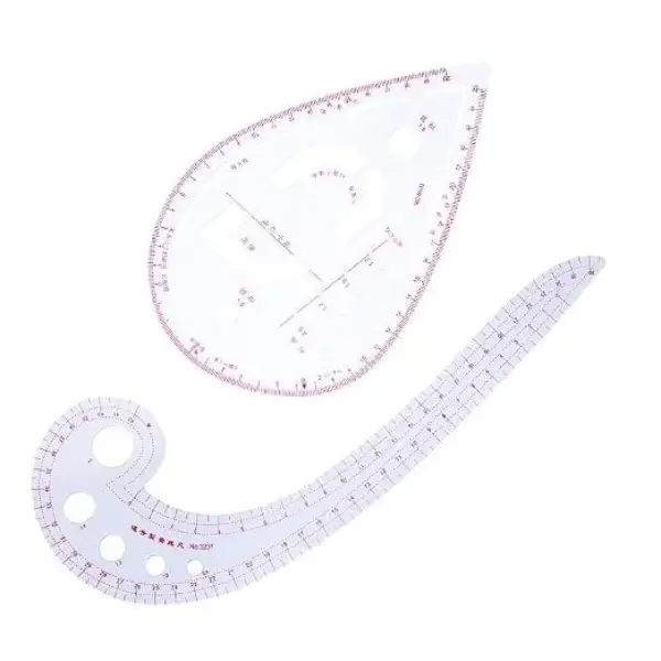 KAOBUY 9PCS/Set Curve Cutting Rulers Cutting Ruler DIY Clothing Sample Grading Sewing Tailor Plastic Patchwork Tailoring Tools