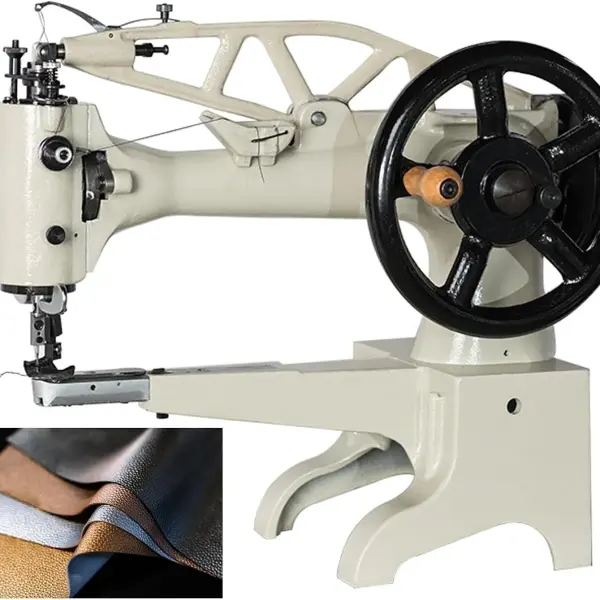 TECHTONGDA Industrial Leather Sewing Machine Heavy Duty Shoe Repair Hand Sewing Patch Machine Lock-Stitch Leather Sewing Tool