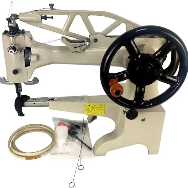 TECHTONGDA Industrial Leather Sewing Machine Heavy Duty Shoe Repair Hand Sewing Patch Machine Lock-Stitch Leather Sewing Tool