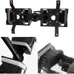 Double Sided Garden Boot Scraper Brush - Heavy Duty Mud Remover Tool for Clay, Grass & Dirt - Essential Shed Accessory for Outdoor Cleaning & Maintenance