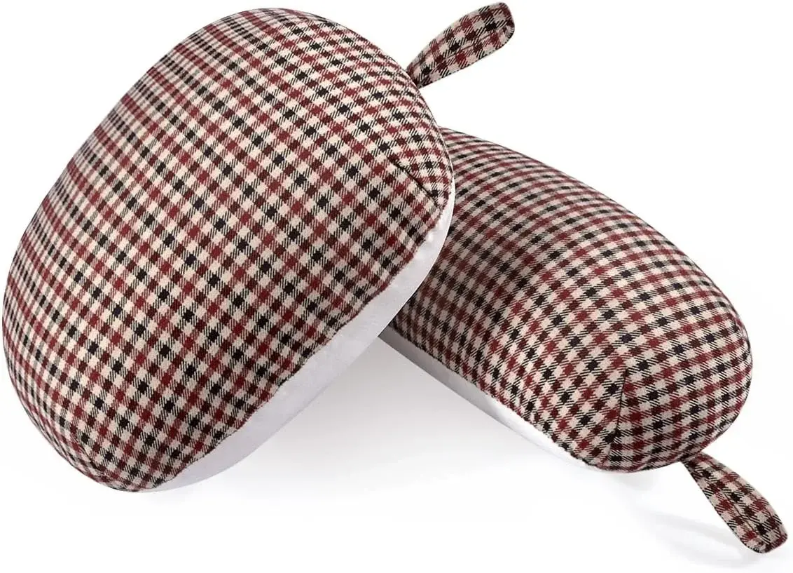 3 BUZZLETT Tailor’s Ham and Seam Roll Set – Premium Tailors Ham for Ironing – Professional Pressing Tools – Linen and Doll Cotton Press Ham for Ironing Smaller Curved Seam