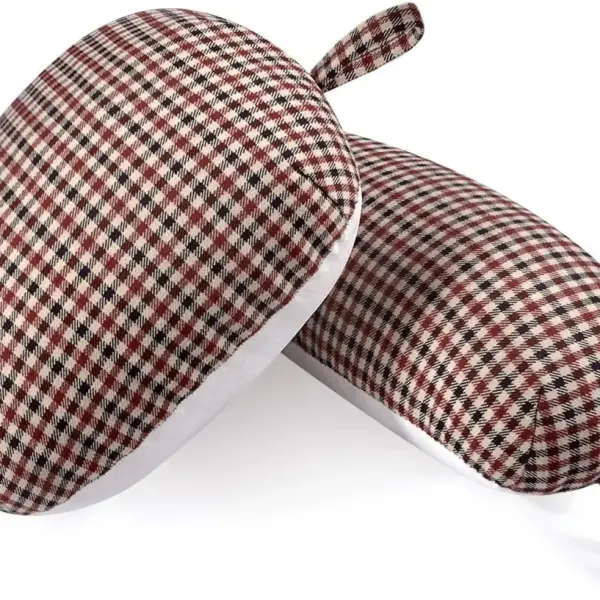 3 BUZZLETT Tailor’s Ham and Seam Roll Set – Premium Tailors Ham for Ironing – Professional Pressing Tools – Linen and Doll Cotton Press Ham for Ironing Smaller Curved Seam