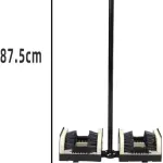 Ground-Mounted Boot Brush with 2 Slots for Easy, Hands-Free Cleaning; Durable Metal Design Ideal for Farmhouse Entrances & Garden Paths