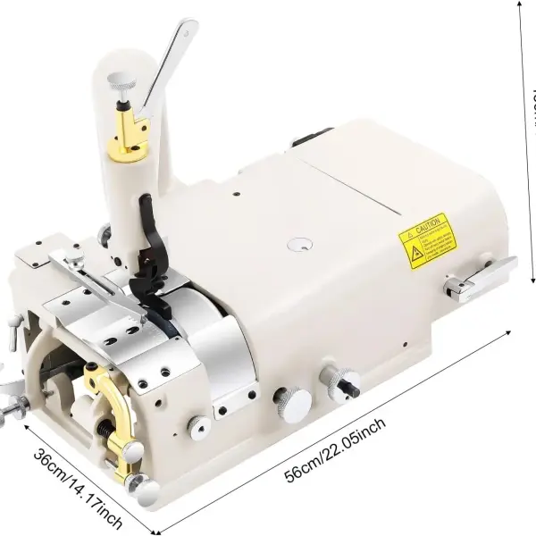 Electric Leather Skiving Machine, Sm-801 Industrial Sewing Machine with Smooth Edges Clear Scale and High Efficiency for Pre-Sewing Process Of Footwear Bags Gloves Etc