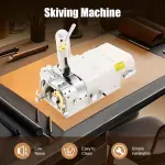 Electric Leather Skiving Machine, Sm-801 Industrial Sewing Machine with Smooth Edges Clear Scale and High Efficiency for Pre-Sewing Process Of Footwear Bags Gloves Etc