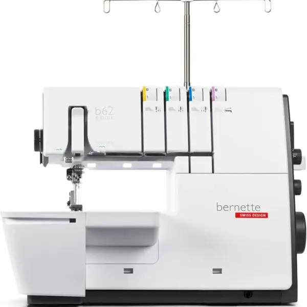 Bernette b62 AIRLOCK Coverstitch Machine | Air Threading, LED Light | Professional Cover Stitching for Knit & Stretch Fabrics
