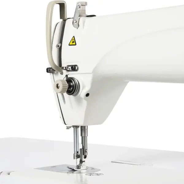 Industrial Sewing Machine, 550W Heavy-duty Lockstitch Sewing Machine with Motor, Electro-mechanization Intelligent Start-stop, 0-5 mm Commercial Grade Sewing Machine