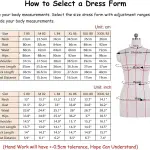 Adjustable Female Dress Form Mannequin with Soft Arms on Wheels - Pinnable Tailors Dummy for Sewing & Crafting Clothes - Ideal Sewing Tool & Display Stand