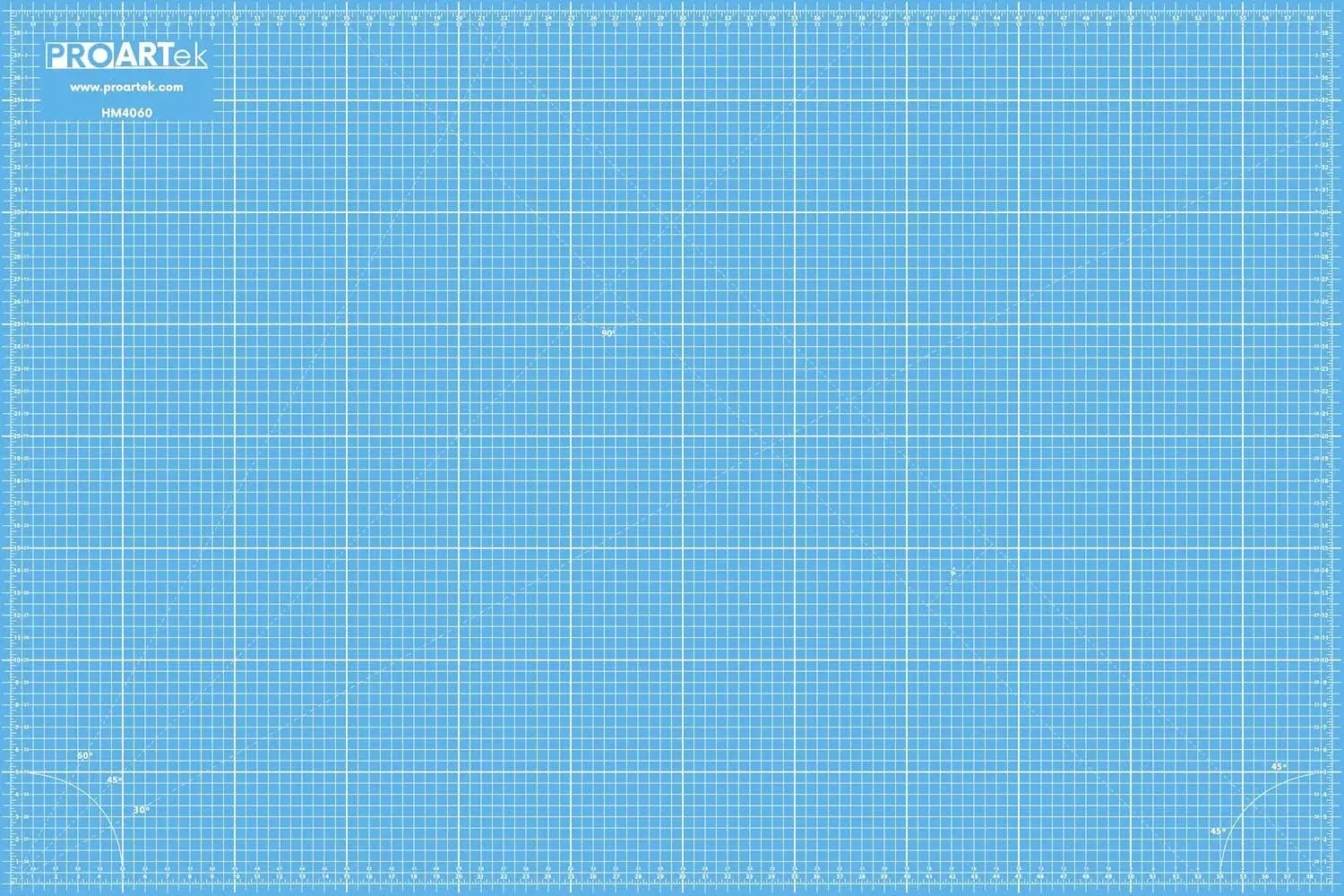 Proartek PK00078 Professional Cutting Mat, HM4060, 40 x 60 Inches; Self-Healing, Double-Sided Blue/Gray Mat for Quilting, Sewing, Hobbies & Crafting