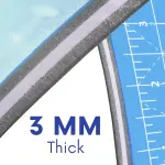 Proartek PK00078 Professional Cutting Mat, HM4060, 40 x 60 Inches; Self-Healing, Double-Sided Blue/Gray Mat for Quilting, Sewing, Hobbies & Crafting