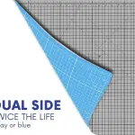 Proartek PK00078 Professional Cutting Mat, HM4060, 40 x 60 Inches; Self-Healing, Double-Sided Blue/Gray Mat for Quilting, Sewing, Hobbies & Crafting