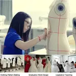 Adjustable Female Mannequin Body - Pinnable Dress Form Torso for Tailors & Fashion Designers, Portable Sewing Tool for Dressmaking, Ideal for Creative Projects
