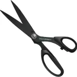 CANARY Japanese Sewing Scissors 10.5", Made in JAPAN, Professional All Purpose Scissors for Fabric, Cloth, Vinyl Sheet, Adhesive, Wallpaper, Non-Stick Coating Blade, Black