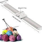 Memykoy Knitting Machine 150 Needles, Hand Knitting Equipment for Sock/Hat, 6.5mm Mid Gauge Plastic Domestic Knitting Machine, Household Sewing Tool Set