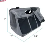 CHANNELLOCK TGM3G PRO 10-Pocket Premium Tool Tote, Water Resistant Tool Bag, LASERLOCK FABRIC, Manufactured to U.S. Military Specifications, 100% Made in USA