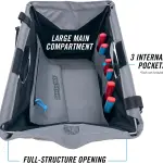 CHANNELLOCK TGM3G PRO 10-Pocket Premium Tool Tote, Water Resistant Tool Bag, LASERLOCK FABRIC, Manufactured to U.S. Military Specifications, 100% Made in USA