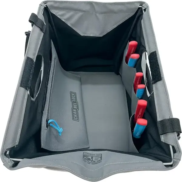 CHANNELLOCK TGM3G PRO 10-Pocket Premium Tool Tote, Water Resistant Tool Bag, LASERLOCK FABRIC, Manufactured to U.S. Military Specifications, 100% Made in USA