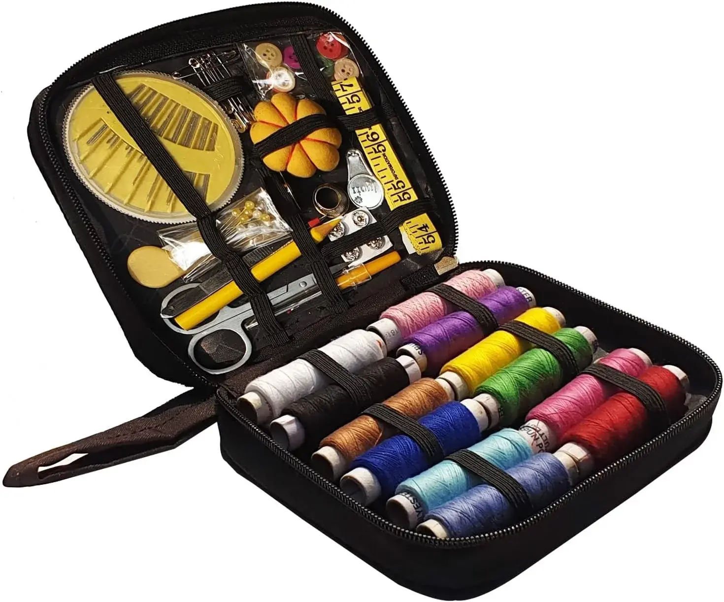 82 pcs Sewing kit | Stitching kit | Stiching kit | Sewing kit Box | Thread Box Set | Travel kit | sui dhaga Box for Home | Travel kit | Tailoring Tools | Embroidery kit | Gifts for Women