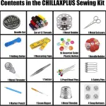 82 pcs Sewing kit | Stitching kit | Stiching kit | Sewing kit Box | Thread Box Set | Travel kit | sui dhaga Box for Home | Travel kit | Tailoring Tools | Embroidery kit | Gifts for Women