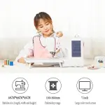 Computer Sewing Machine, Fully Automatic Computer Embroidery Machine with 7-inch Color Touch Screen, Supports Pattern Editing and U Disk Reading and Import, 162 Kinds Of Stitches