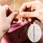 EINVARIOUS Leather Sewing Kit Upholstery Repair Including Waxed Thread Polyester and Hand Needles