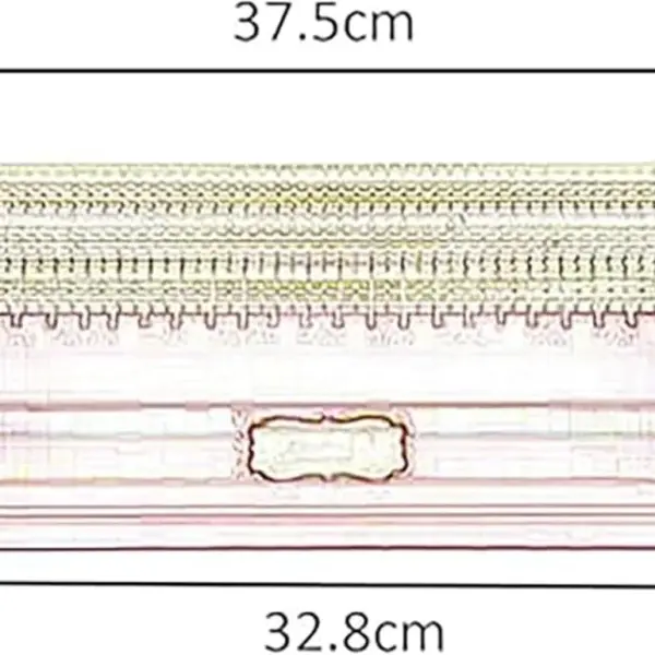 Adjustable Smocking Pleater with 47 Needle Positions and 24 Row Craft Pleats, 0.5cm Even Spacing Fabric Folding Tool for Costume Sewing and Handmade Garment Decoration Projects(Black)