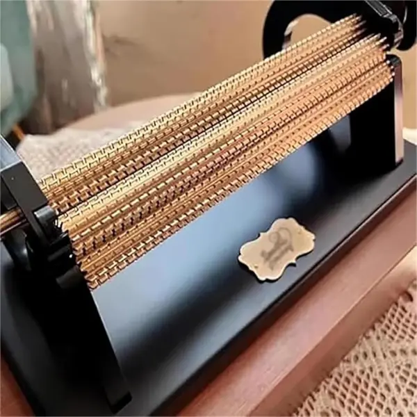 Adjustable Smocking Pleater with 47 Needle Positions and 24 Row Craft Pleats, 0.5cm Even Spacing Fabric Folding Tool for Costume Sewing and Handmade Garment Decoration Projects(Black)