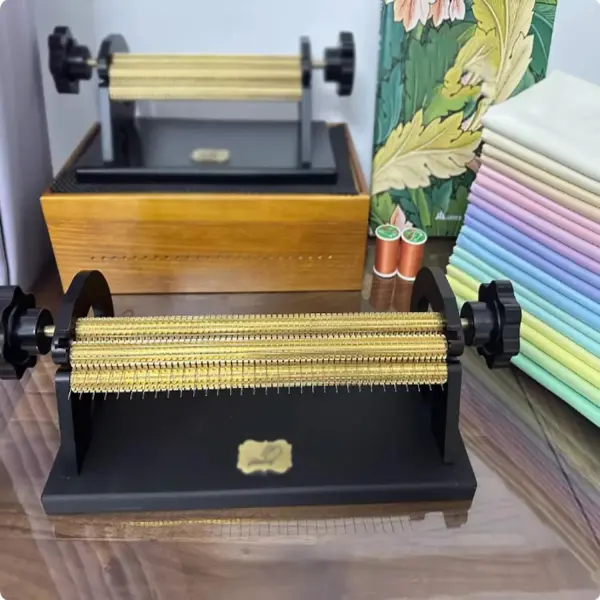 Smocking Pleater 32 Row, Ruffler Sewing Machine, Adjustable Smocking Pleater With Back Box And Special Needle, Presser Foot Gathering Pleats And Ruffles For Clothing Fabric Diy Attachment