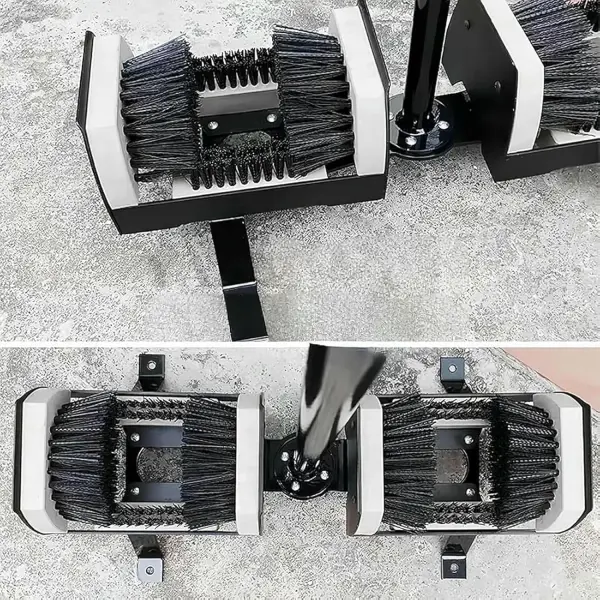 Outdoor Boot Scrubber Brush with Handle - Efficiently Cleans Mud & Dirt from Shoe Soles - Ideal for Garden, Front Door & Outdoor Use - Durable & Easy to Use