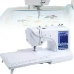 Automatic Sewing Machine With Electric Embroidery, 158 Built-In Designs, 210 Letters, 30 Pattern Borders