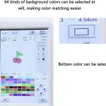 Automatic Sewing Machine With Electric Embroidery, 158 Built-In Designs, 210 Letters, 30 Pattern Borders