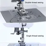 Automatic Sewing Machine With Electric Embroidery, 158 Built-In Designs, 210 Letters, 30 Pattern Borders