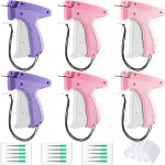 Kigeli 6 Pack Tagging Guns for Clothing with 3000 Barbs 15 Needles Stitch Gun Quick Clothes Fixer Retail Price Tag Attacher Clothing Label Gun for Boutique Store Warehouse Garage(Orange, Green,Pink)