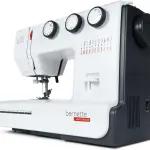 Bernette B35 Sewing Machine Swiss Design with 23 Stitches, 7 Presser Feet, Automatic Buttonhole, Quilting, Heavy-Duty Build, LED Light, Portable