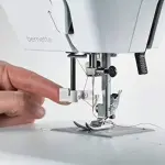 Bernette B35 Sewing Machine Swiss Design with 23 Stitches, 7 Presser Feet, Automatic Buttonhole, Quilting, Heavy-Duty Build, LED Light, Portable