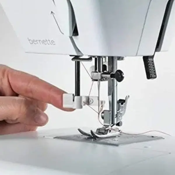 Bernette B35 Sewing Machine Swiss Design with 23 Stitches, 7 Presser Feet, Automatic Buttonhole, Quilting, Heavy-Duty Build, LED Light, Portable
