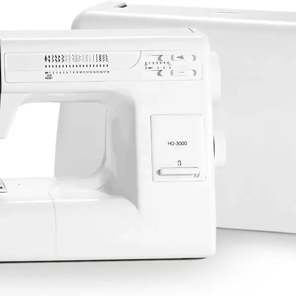 Janome HD3000 Heavy-Duty Sewing Machine with 18 Built-in Stitches + Hard Case