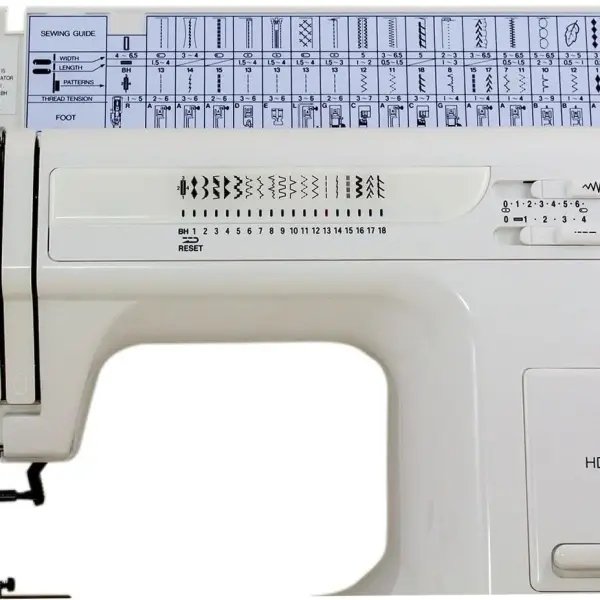 Janome HD3000 Heavy-Duty Sewing Machine with 18 Built-in Stitches + Hard Case