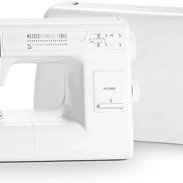 Janome HD3000 Heavy-Duty Sewing Machine with 18 Built-in Stitches + Hard Case