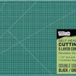 U.S. Art Supply 40" x 80" Self-Healing Cutting Mat 5-Ply - Double-Sided Green/Black Craft Mat, Non-Slip Cutting Mats for Crafts, Sewing, Quilting, Scrapbooking