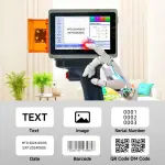 PEKOKO L4pro Handheld Portable Laser Marking Machine 5W Suitable for Engraving Glass and Plastic Car Parts Rubber Tires