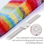 Efficient Knitting Machine Kit, 6.5mm Gauge, 150 Stitches, Complete Plastic Sewing Tool Set with Accessories for Sweater Knitting, Ideal for Home Use