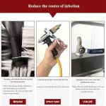 Shoe Cleaning Machine, Automatic Scrubber with Three-Sided Hard Brushes and Water Spray Gun for Removing Dust, Snow, and Mud – Ideal for Farms, Ranches, and Construction Sites