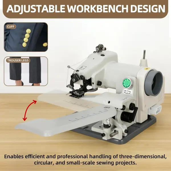 Upgraded Portable Blindstitch Sewing Machine – 110V 1200 SPM High - Speed, Invisible Seams & Blind Hem Chain Stitches for Hemming Clothes, Cuffs, Trouser Bottoms – For Professional Tailors & Home Use
