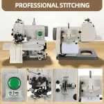 Upgraded Portable Blindstitch Sewing Machine – 110V 1200 SPM High - Speed, Invisible Seams & Blind Hem Chain Stitches for Hemming Clothes, Cuffs, Trouser Bottoms – For Professional Tailors & Home Use