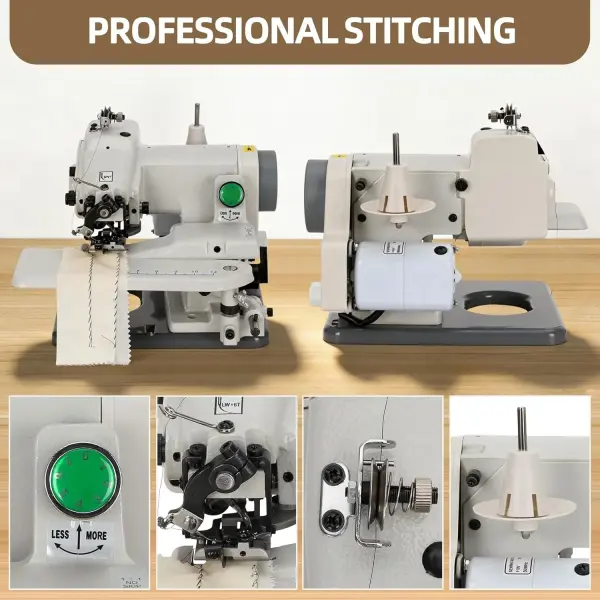 Upgraded Portable Blindstitch Sewing Machine – 110V 1200 SPM High - Speed, Invisible Seams & Blind Hem Chain Stitches for Hemming Clothes, Cuffs, Trouser Bottoms – For Professional Tailors & Home Use