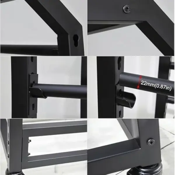 Adjustable Black Fabric Roll Storage Rack with Heavy Duty Steel Organizer, Movable Commercial Textile Holder, Ideal for Craft, Sewing, and Warehouse Use
