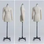 Plus Size Dress Form for Women, Curvy Full Body Mannequin with Soft Arms & Wheels, Pinnable Tailor Dummy for Sewing & Crafting, Adult Full Size Dressmaking Tool